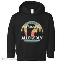 Allegedly Ostrich Funny Bird Lover Toddler Hoodie thumb 0