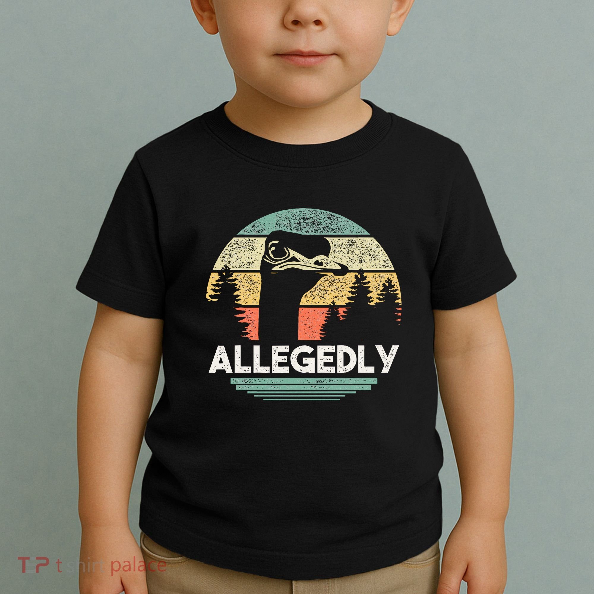 Allegedly Ostrich Funny Bird Lover Toddler T-Shirt