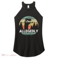 Allegedly Ostrich Funny Bird Lover Women's Perfect Tri Rocker Tank thumb 0