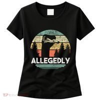 Allegedly Ostrich Funny Bird Lover Women's T-Shirt thumb 0