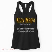 Art Of Folding Clothes With People Still In Them Krav Maga Women's Tank Top thumb 0
