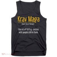 Art Of Folding Clothes With People Still In Them Krav Maga Tank Top thumb 0
