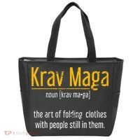 Art Of Folding Clothes With People Still In Them Krav Maga Tote Bag thumb 0