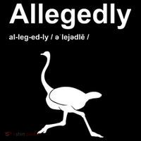Allegedly Ostrich Funny Kids Long Sleeve Shirt thumb 2