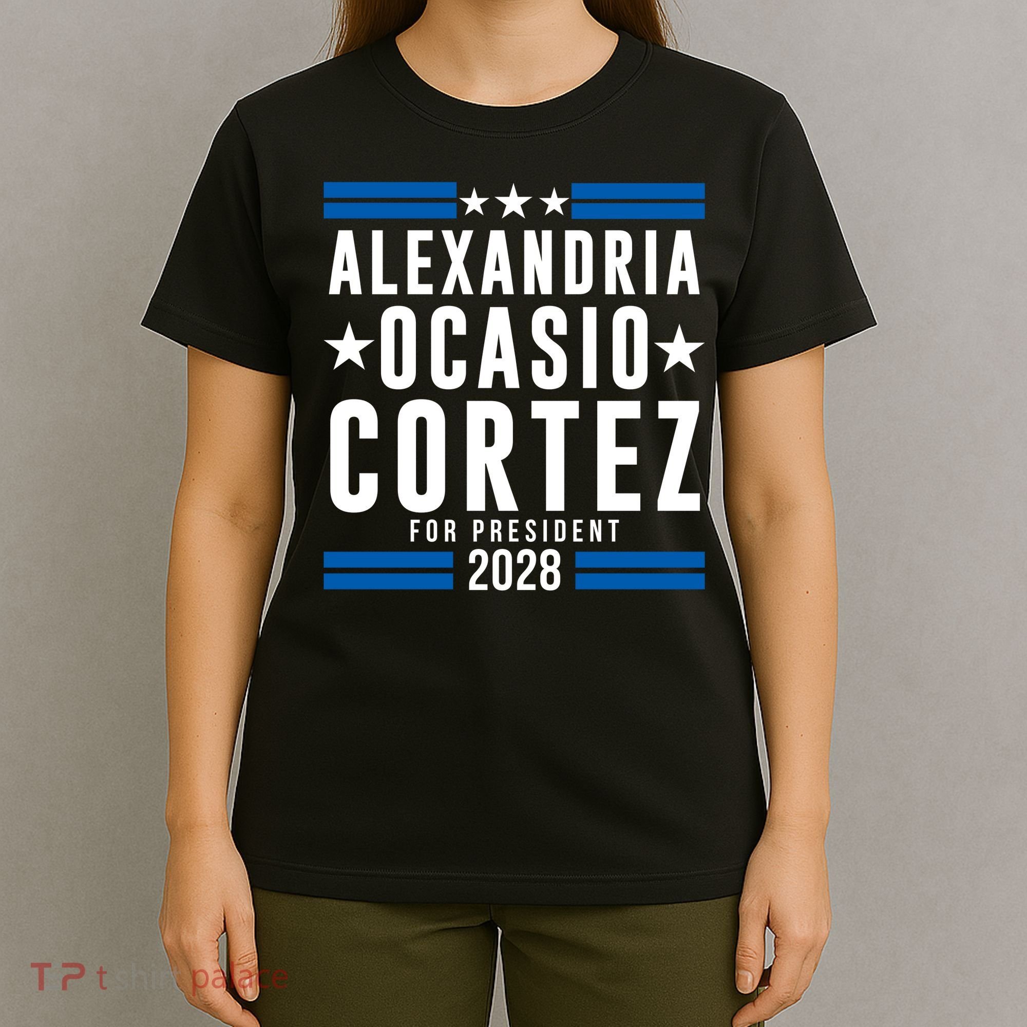 Alexandria Ocasio-Cortez For President 2028 Alexandria Ocasio Cortez 2028 AOC 28 T-Shirt