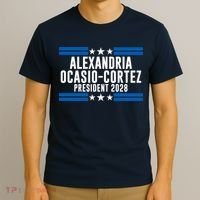 Alexandria Ocasio-Cortez For President 2028 Alexandria Ocasio Cortez 2028 AOC 28 T-Shirt thumb 3