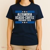 Alexandria Ocasio-Cortez For President 2028 Alexandria Ocasio Cortez 2028 AOC 28 T-Shirt thumb 4