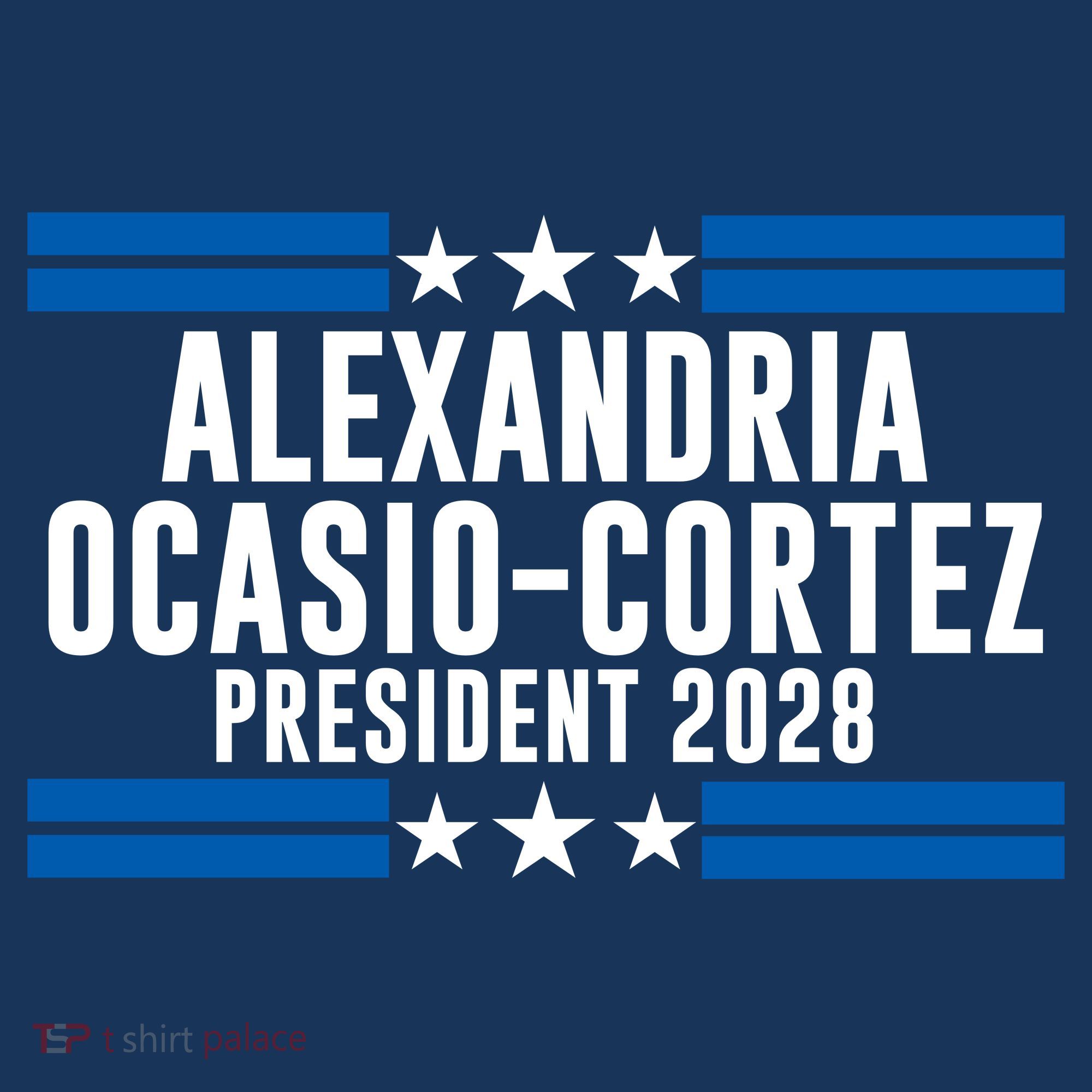 Alexandria Ocasio-Cortez For President 2028 Alexandria Ocasio Cortez 2028 AOC 28 T-Shirt