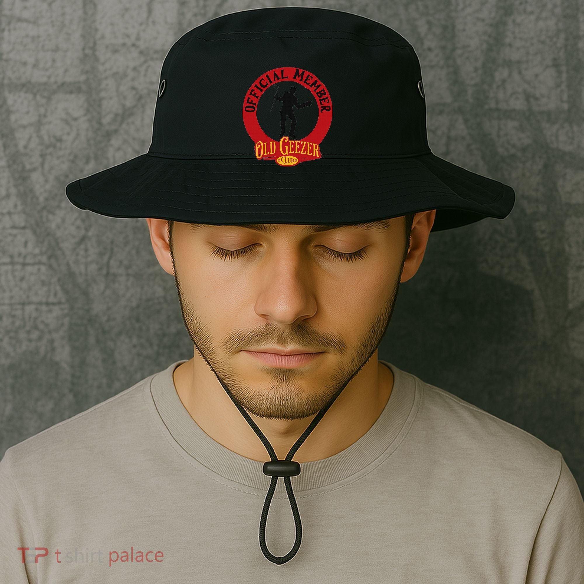An Old Geezer Old Man Member Bucket Hat