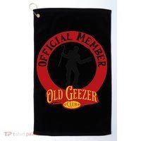 An Old Geezer Old Man Member Golf Towel thumb 0