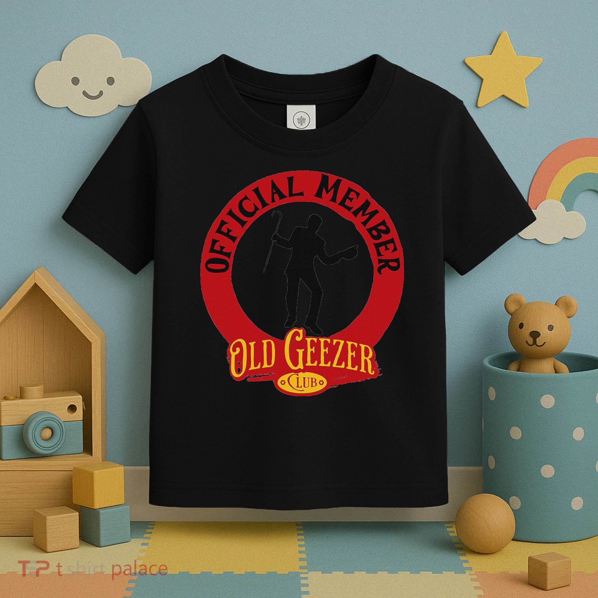 An Old Geezer Old Man Member Toddler T-Shirt
