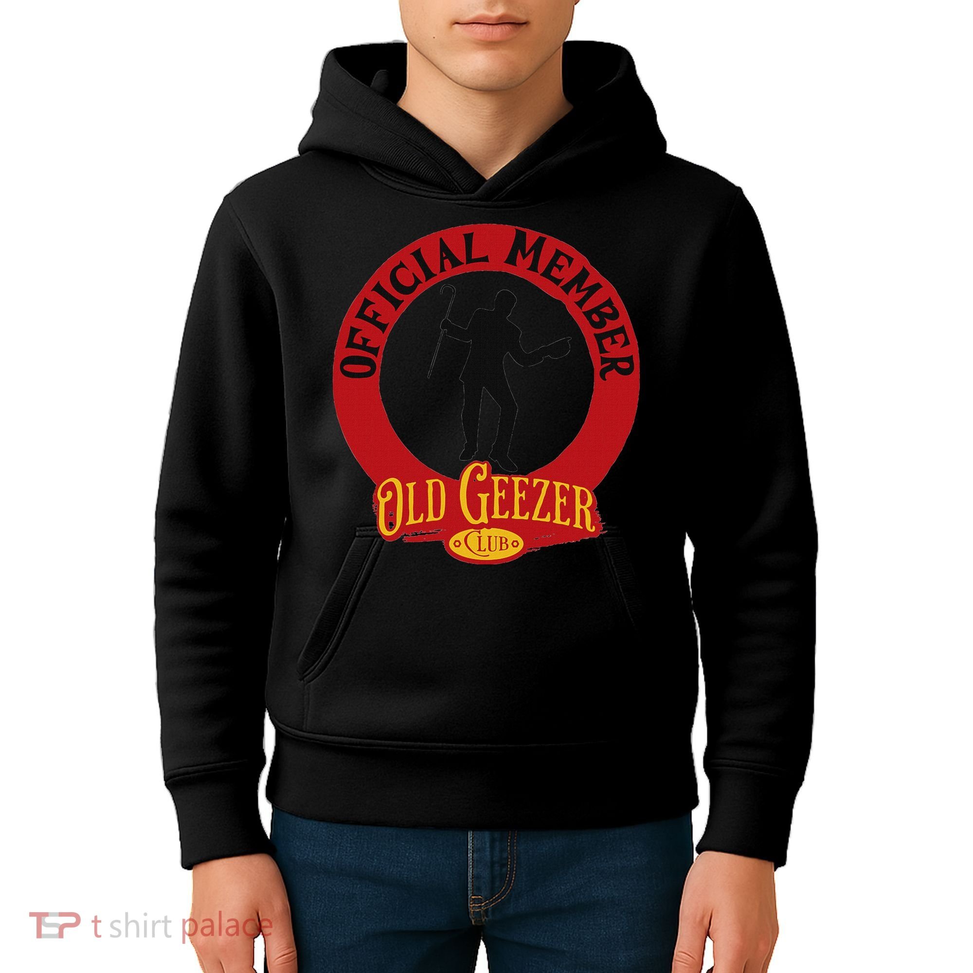 An Old Geezer Old Man Member Kids Hoodie