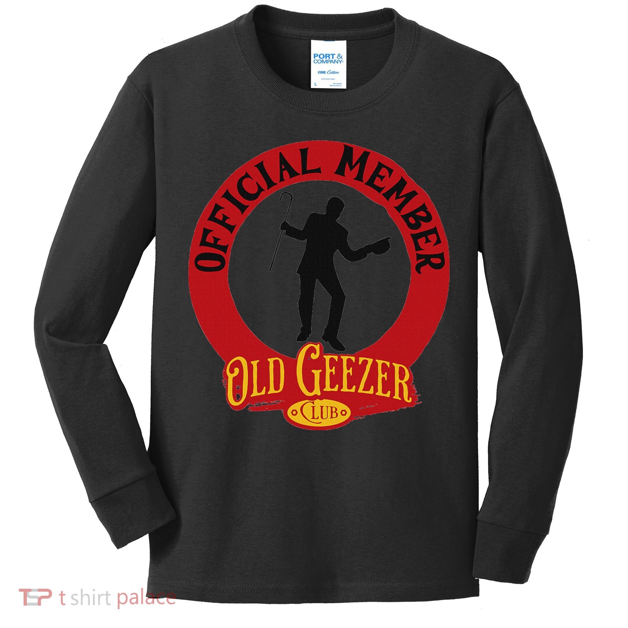 An Old Geezer Old Man Member Kids Long Sleeve Shirt