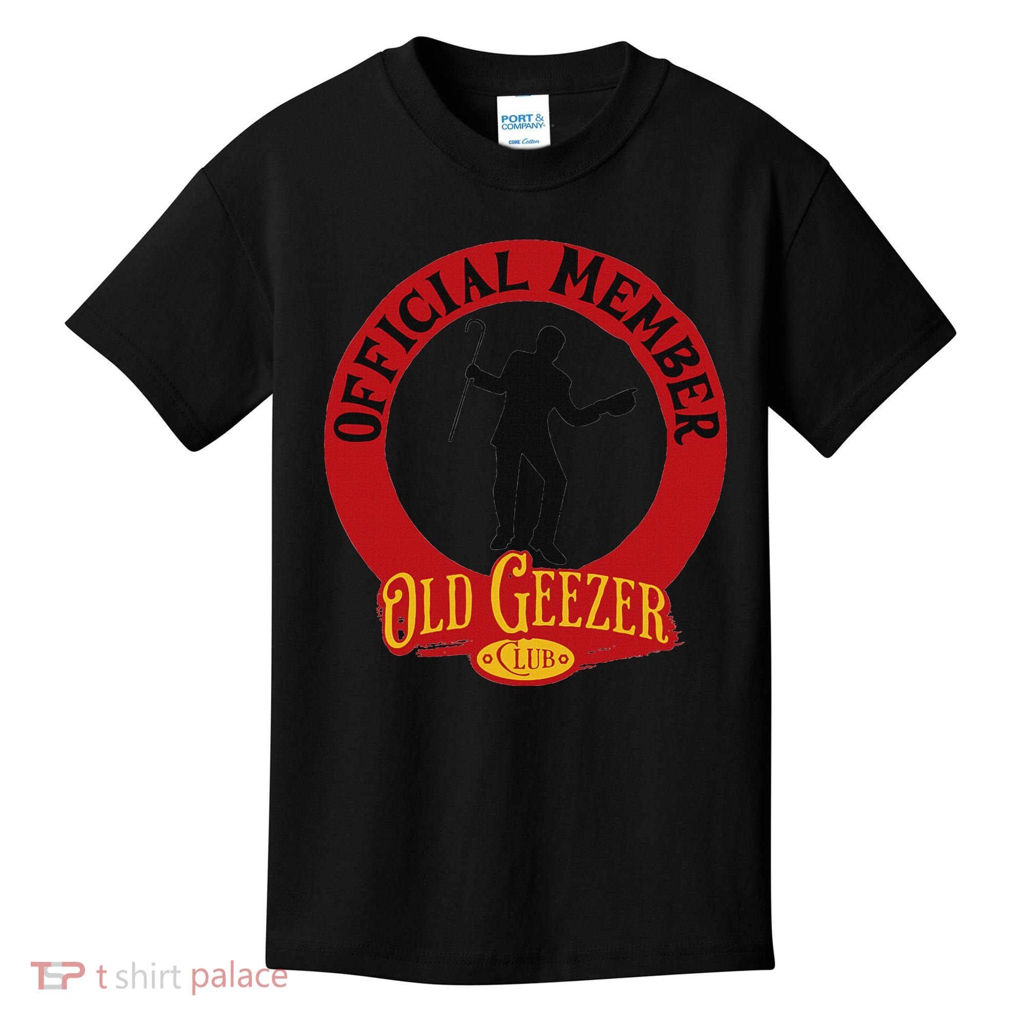 An Old Geezer Old Man Member Kids T-Shirt