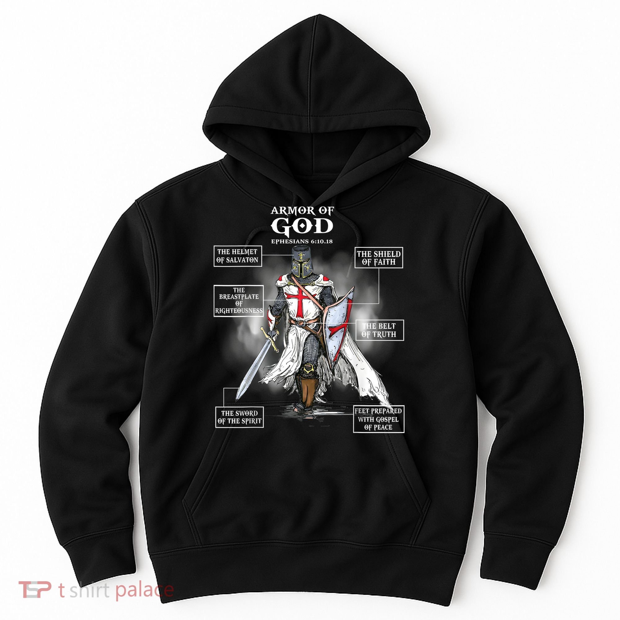 Armor Of God Bible Verse Great Gift For Religious Christian Hoodie