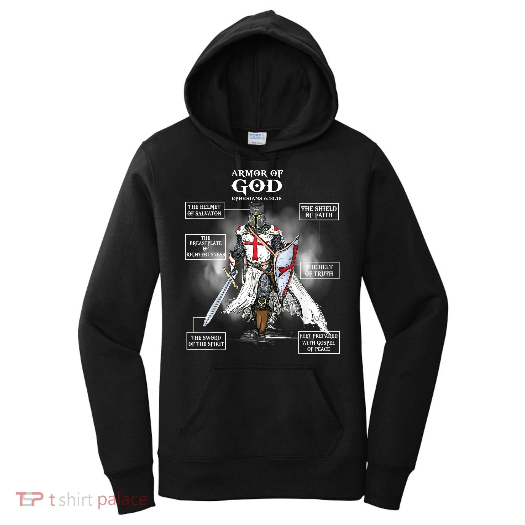 Armor Of God Bible Verse Great Gift For Religious Christian Women's Hoodie