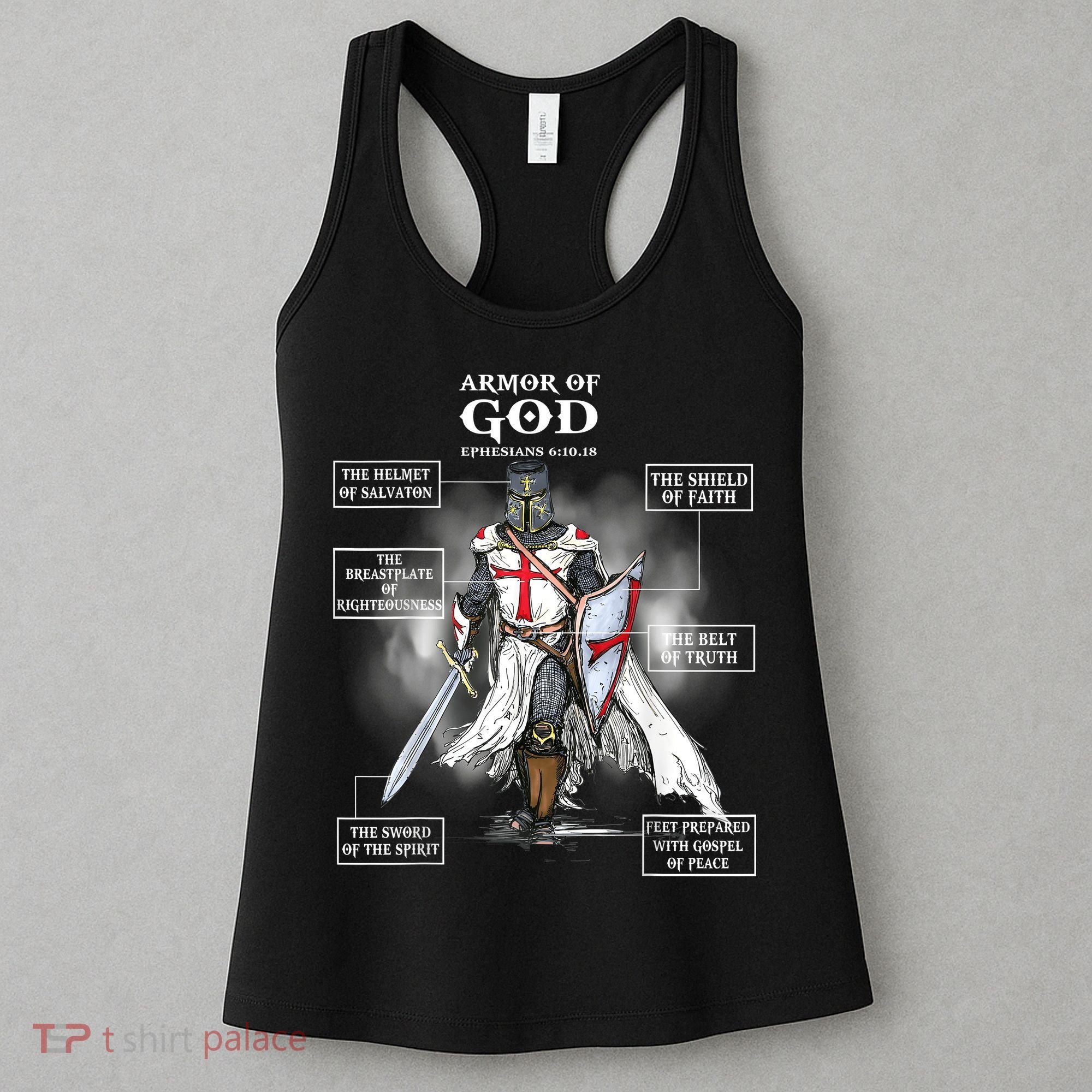 Armor Of God Bible Verse Great Gift For Religious Christian Women's Tank Top