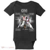 Armor Of God Bible Verse Great Gift For Religious Christian Baby Bodysuit thumb 0