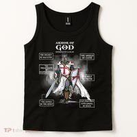 Armor Of God Bible Verse Great Gift For Religious Christian Tank Top thumb 2