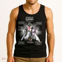 Armor Of God Bible Verse Great Gift For Religious Christian Tank Top thumb 3