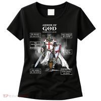 Armor Of God Bible Verse Great Gift For Religious Christian Women's T-Shirt thumb 0
