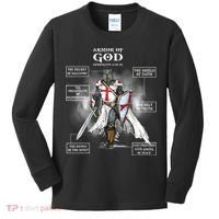 Armor Of God Bible Verse Great Gift For Religious Christian Kids Long Sleeve Shirt thumb 0