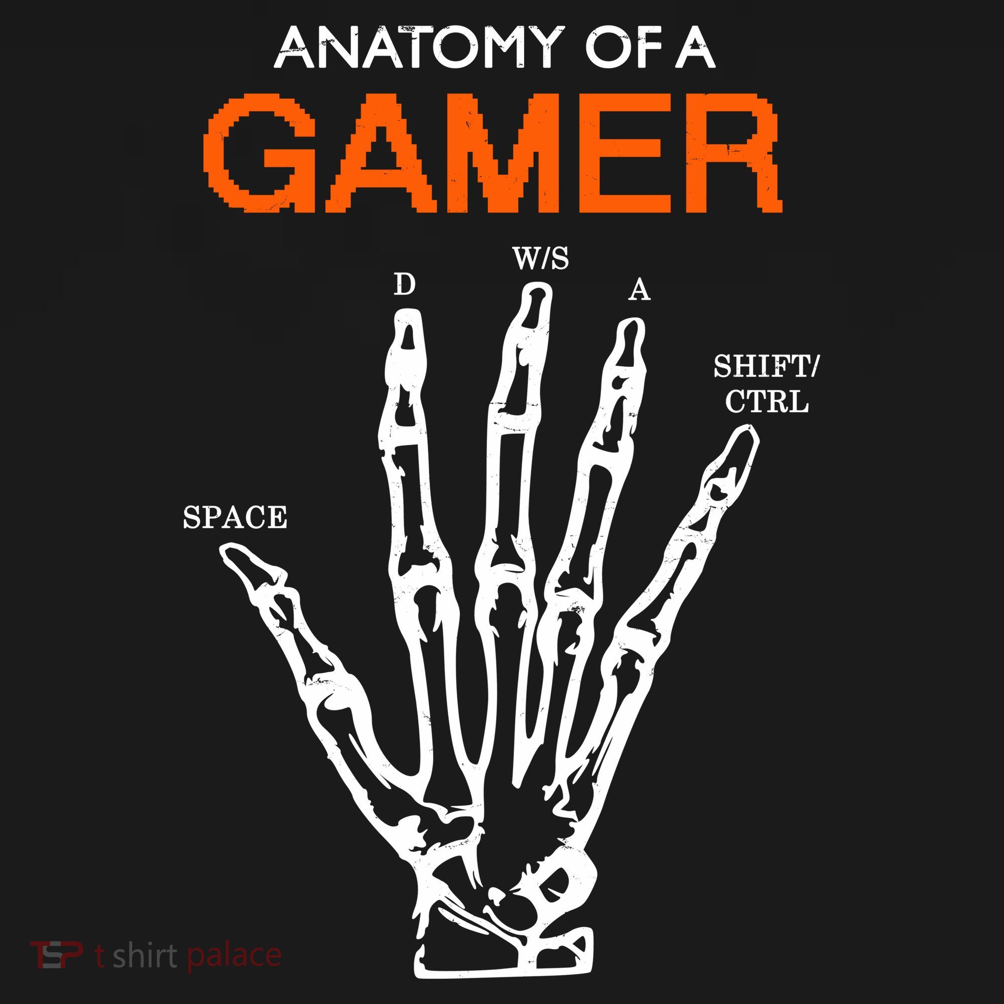 Anatomy Of Gamer Funny Gaming Coaster
