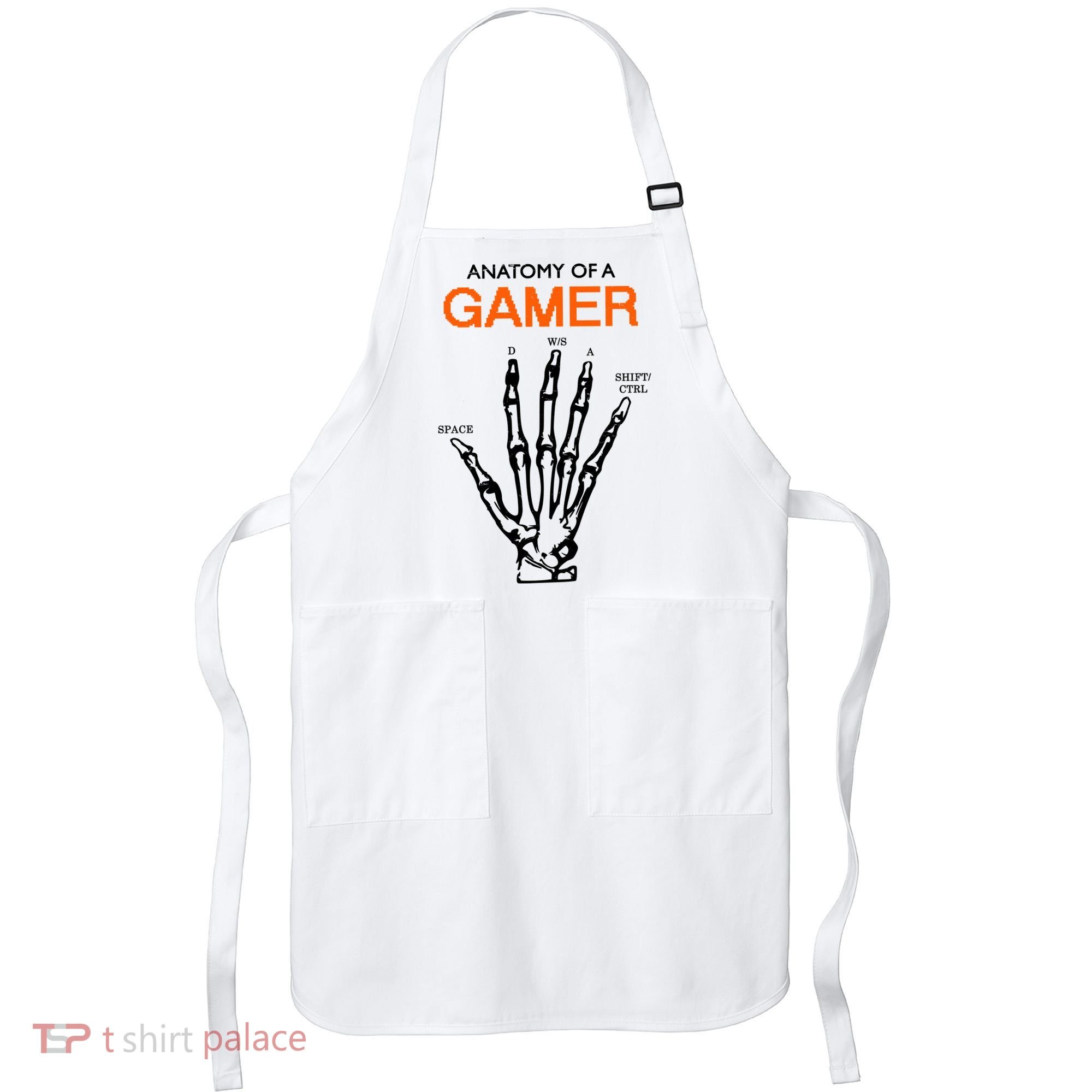 Anatomy Of Gamer Funny Gaming Apron