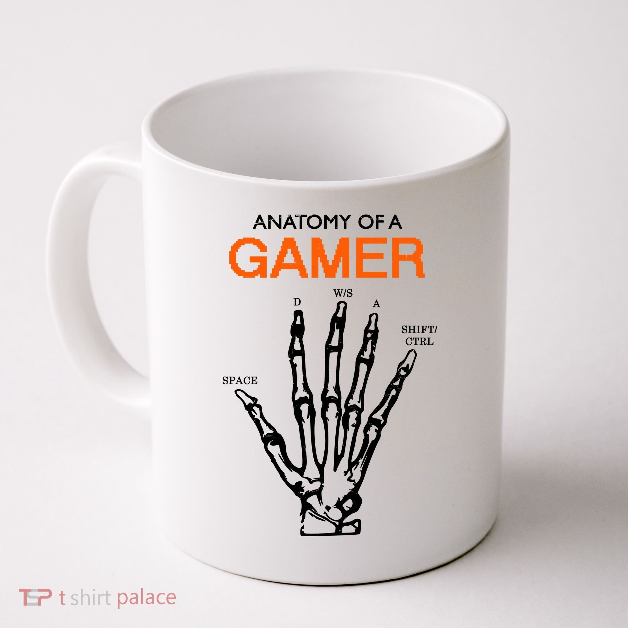 Anatomy Of Gamer Funny Gaming Coffee Mug