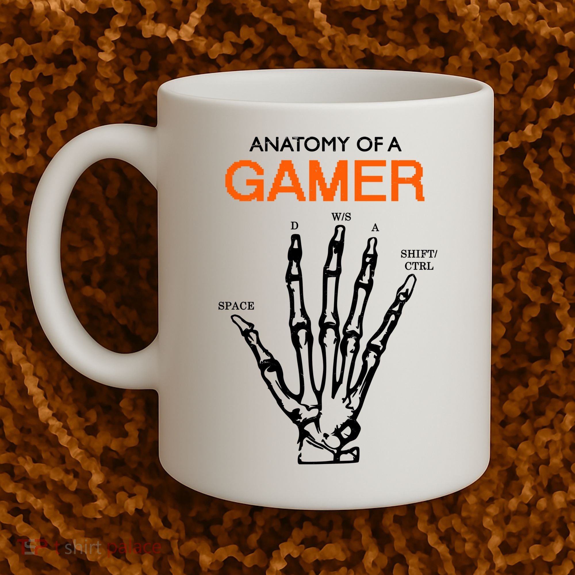 Anatomy Of Gamer Funny Gaming Coffee Mug