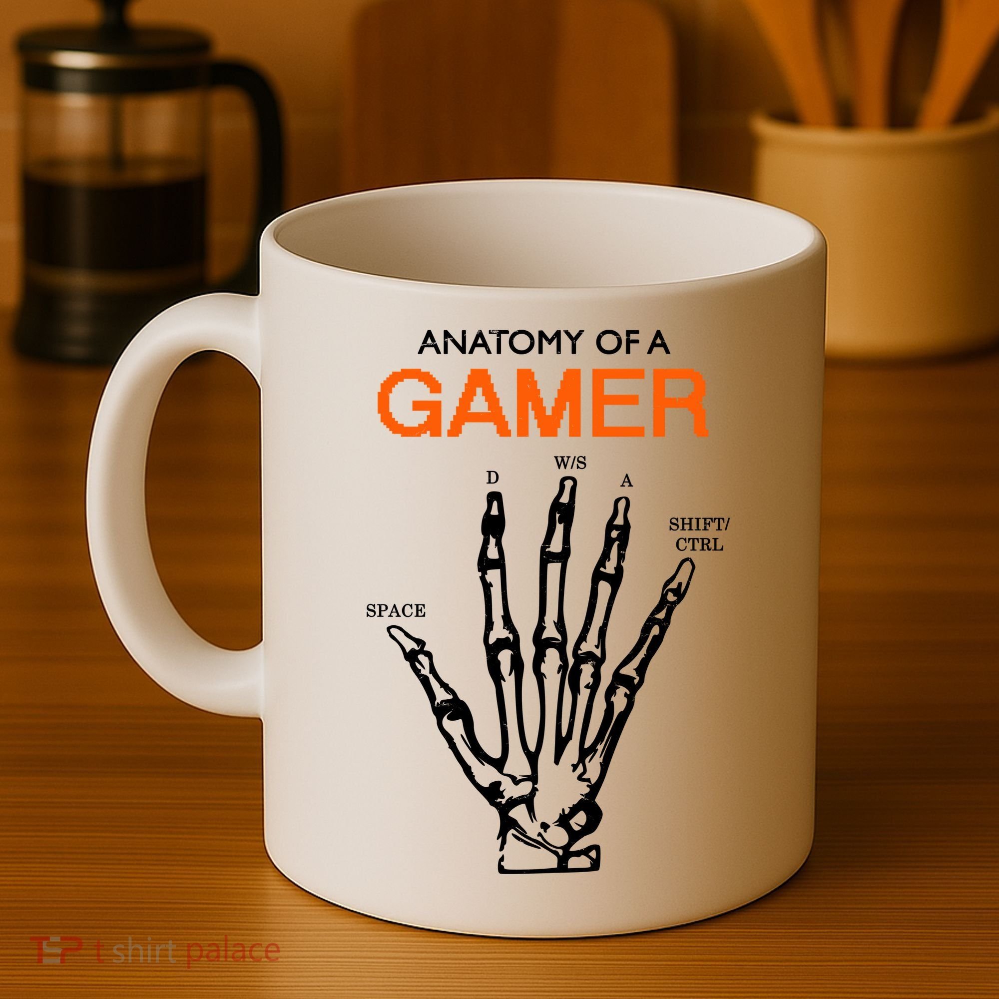Anatomy Of Gamer Funny Gaming Coffee Mug