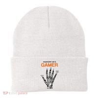 Anatomy Of Gamer Funny Gaming Beanie thumb 0