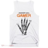 Anatomy Of Gamer Funny Gaming Tank Top thumb 0