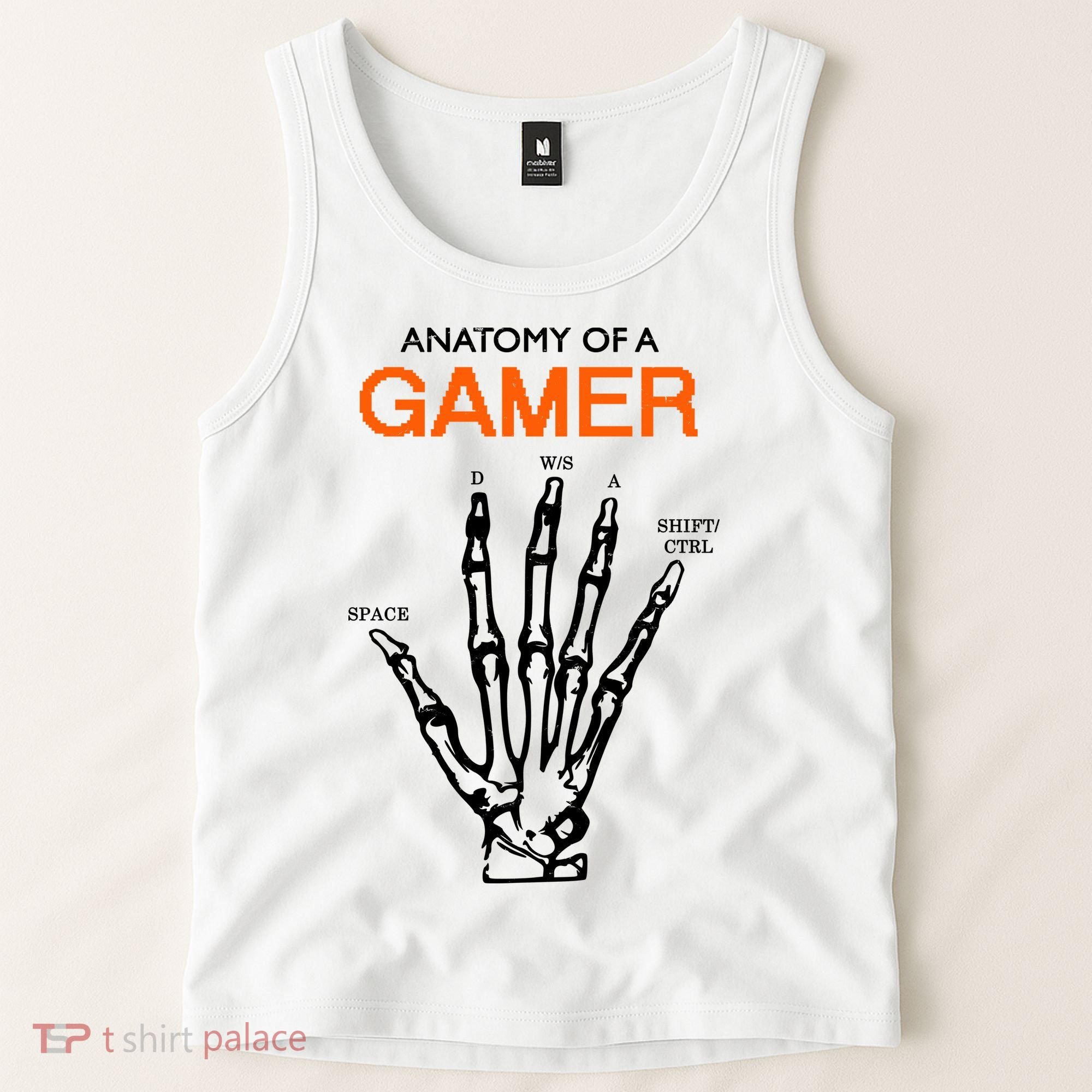 Anatomy Of Gamer Funny Gaming Tank Top