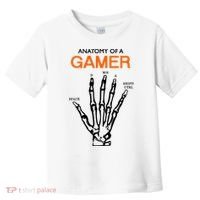 Anatomy Of Gamer Funny Gaming Toddler T-Shirt thumb 0