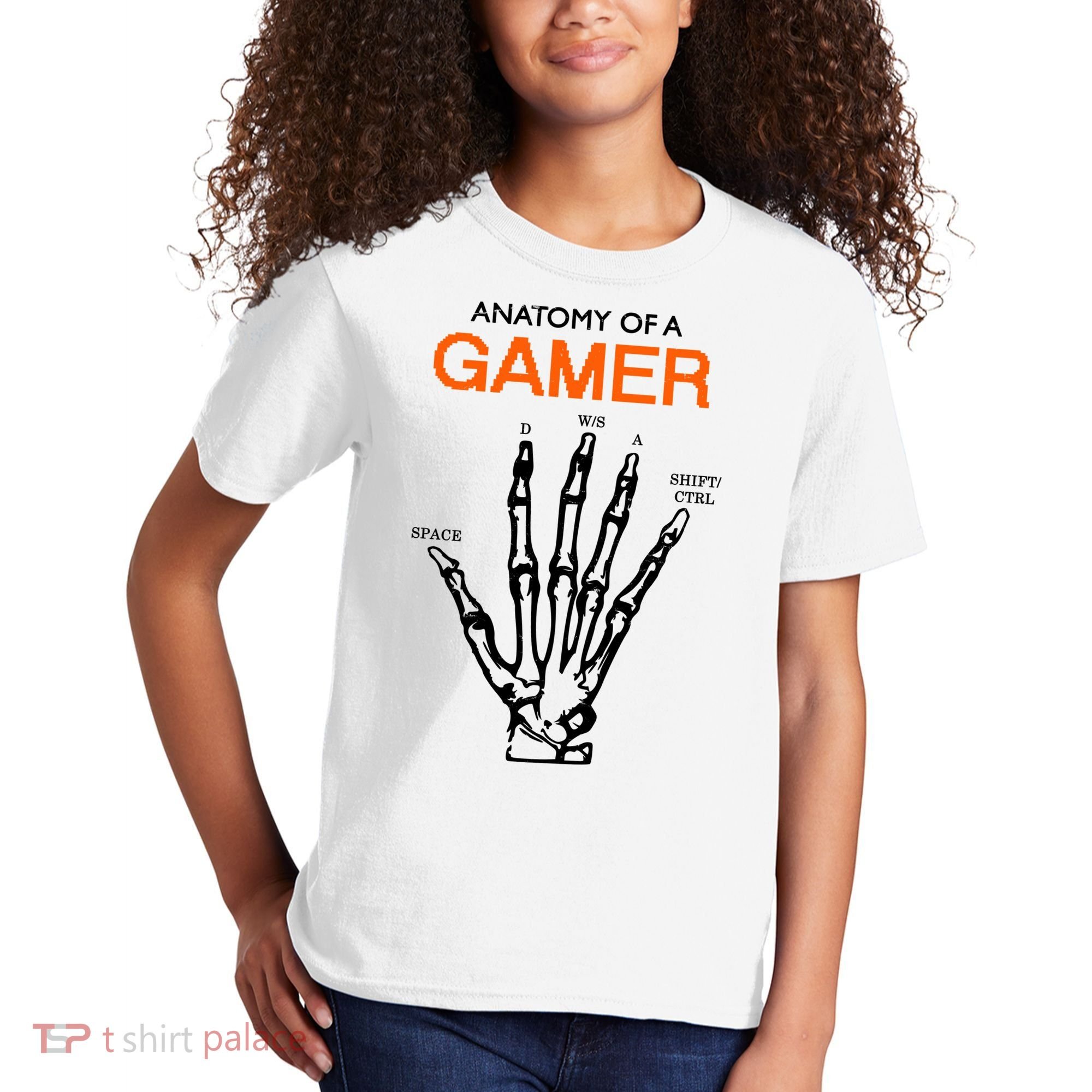 Anatomy Of Gamer Funny Gaming Kids T-Shirt