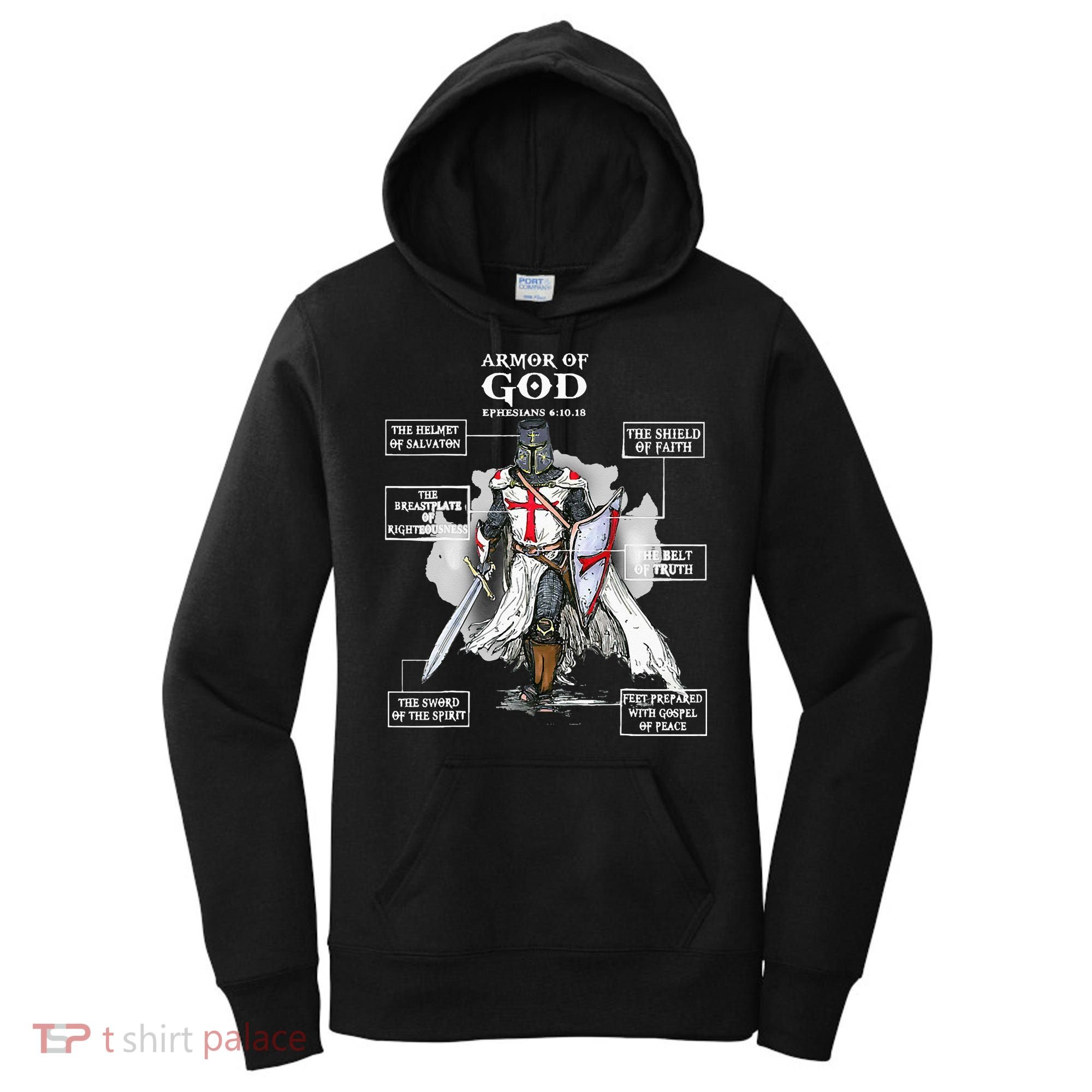 Armor Of God Bible Verse Cool Ephesians 611 Christian Bible Women's Hoodie
