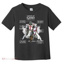 Armor Of God Bible Verse Cool Ephesians 611 Christian Bible Toddler T-Shirt thumb 0