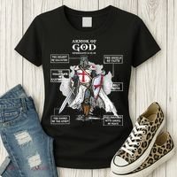 Armor Of God Bible Verse Cool Ephesians 611 Christian Bible Women's T-Shirt thumb 3
