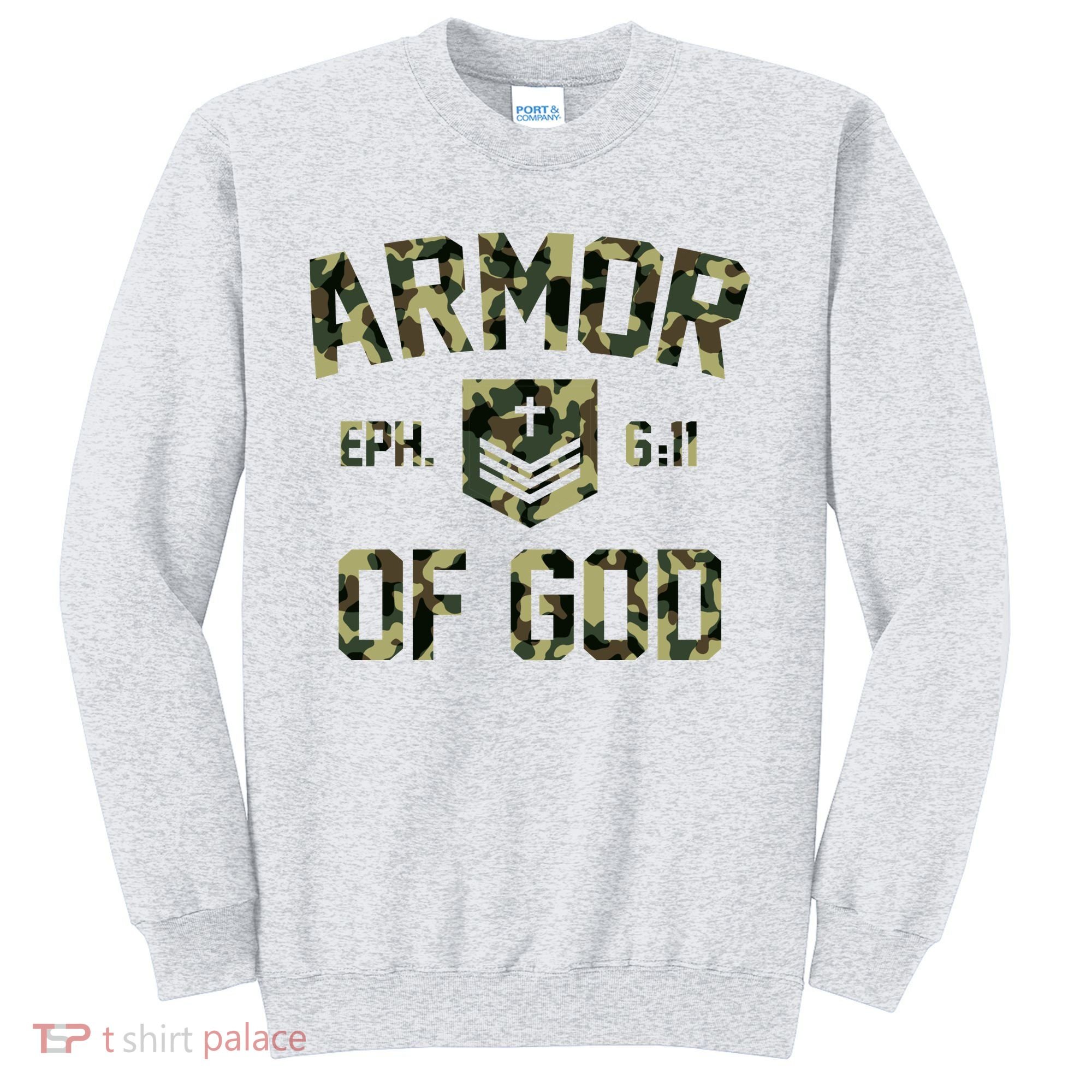 Armor Of God Military Camo Camouflage Sweatshirt
