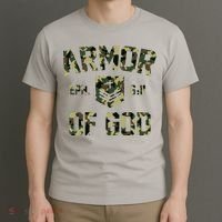 Armor Of God Military Camo Camouflage T-Shirt thumb 3