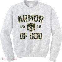 Armor Of God Military Camo Camouflage Kids Sweatshirt thumb 0