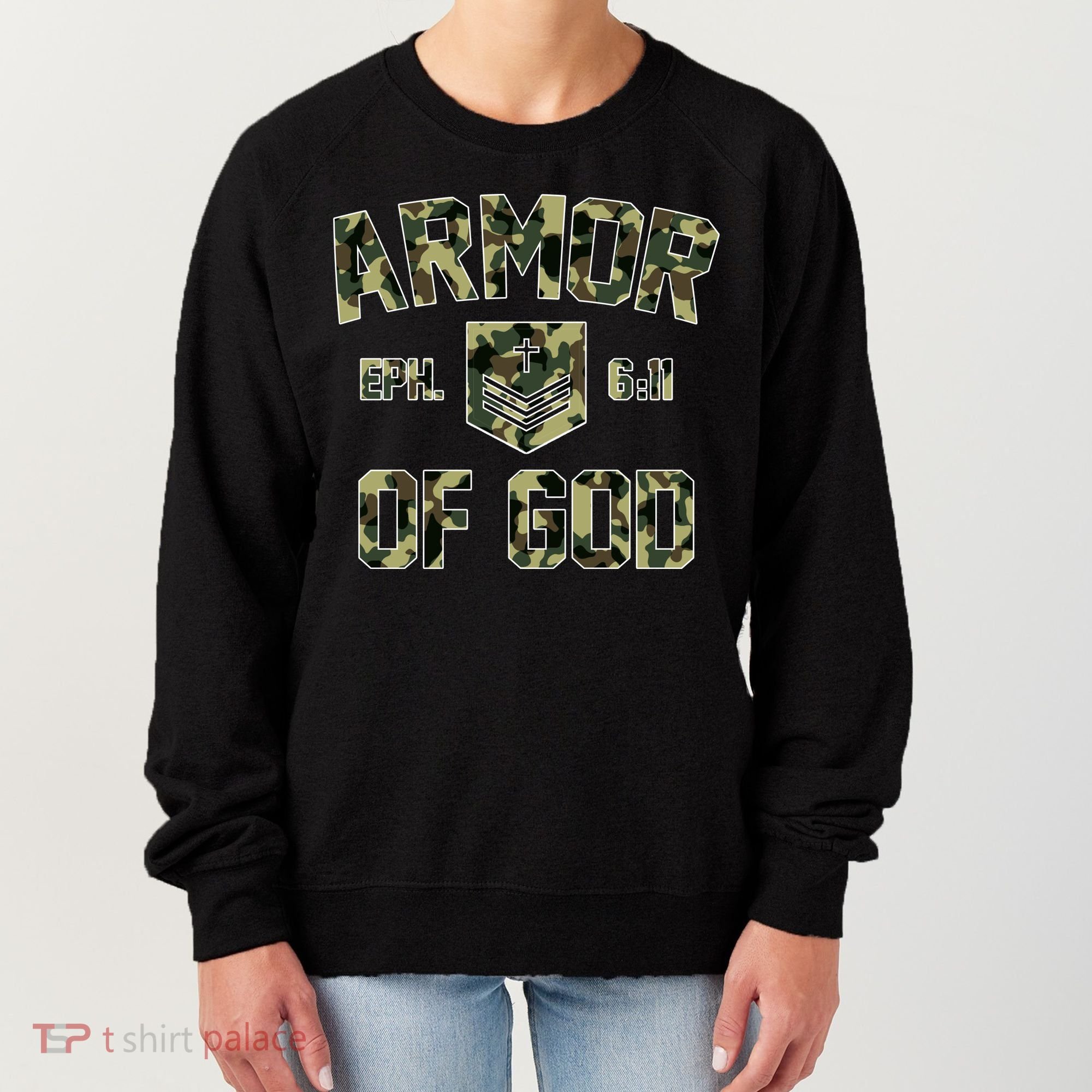 Armor Of God Military Camo Camouflage Women's Sweatshirt