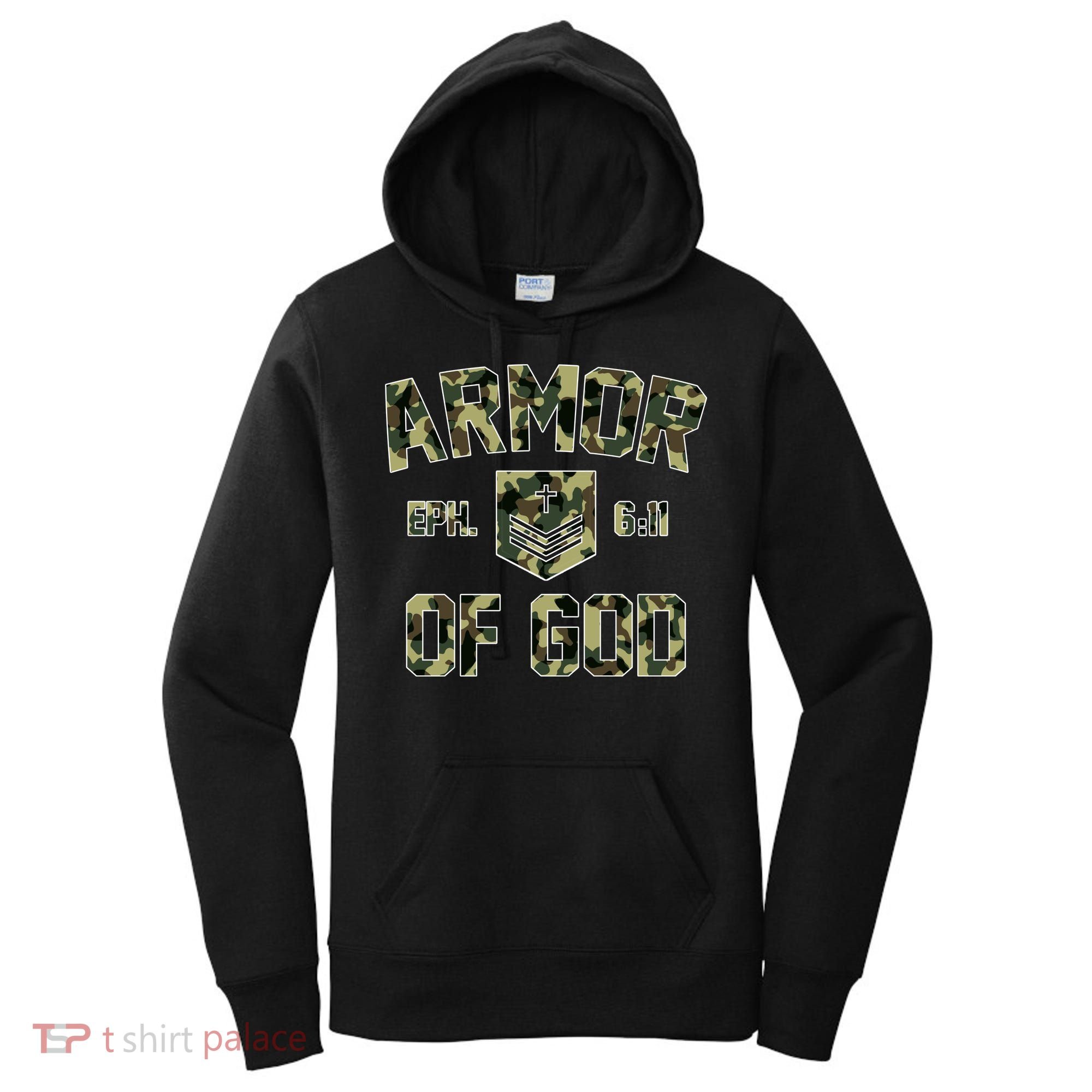 Armor Of God Military Camo Camouflage Women's Hoodie