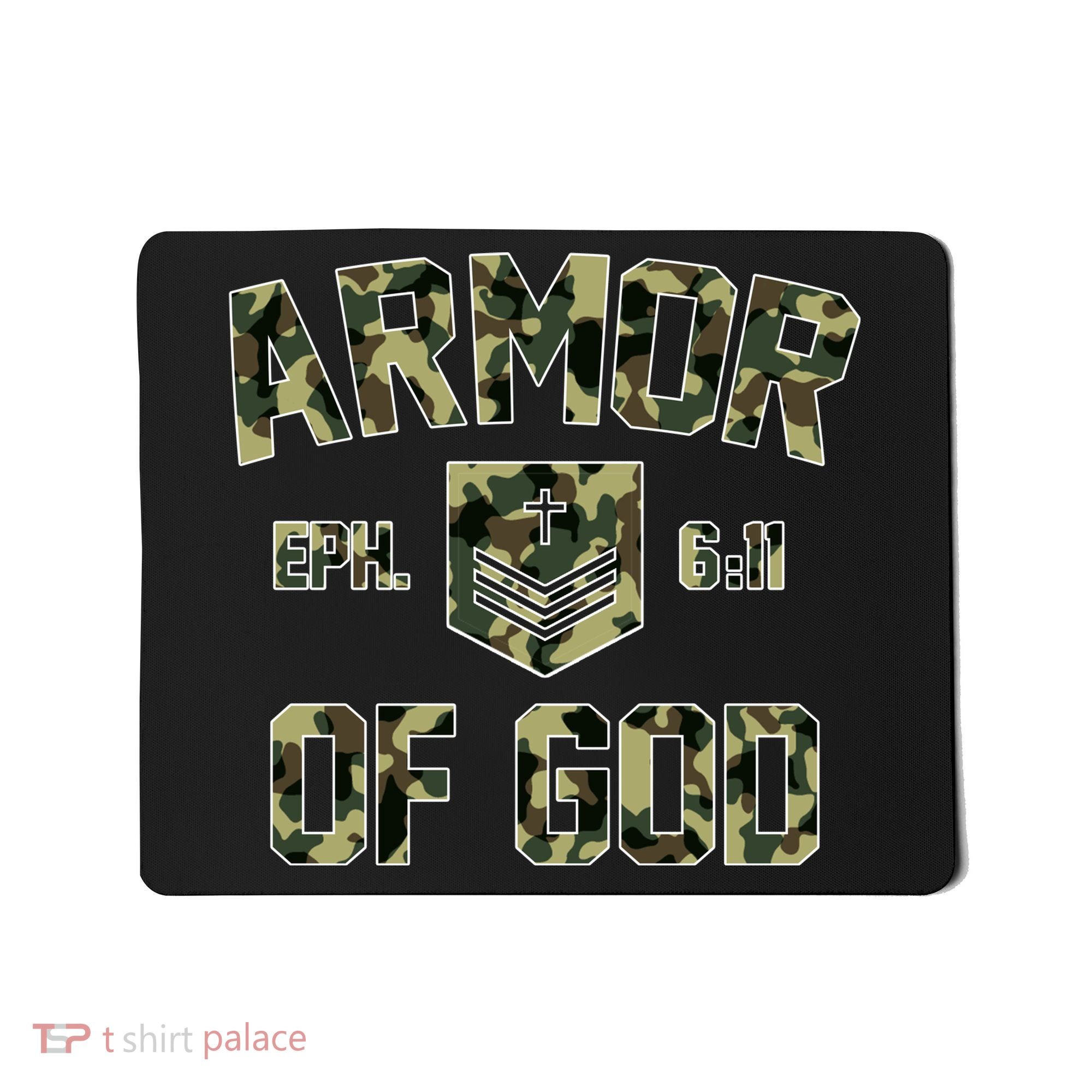 Armor Of God Military Camo Camouflage Mousepad