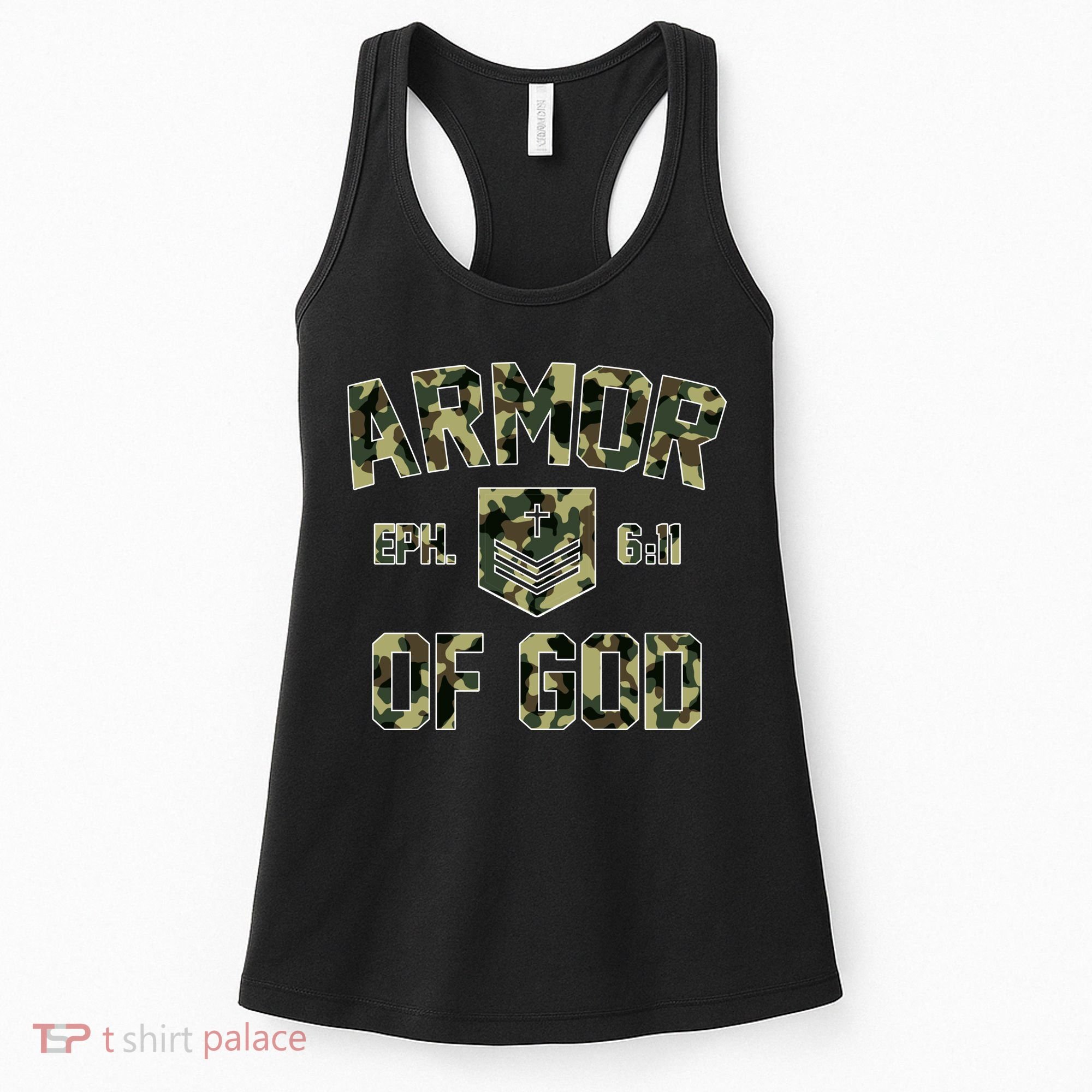 Armor Of God Military Camo Camouflage Women's Tank Top