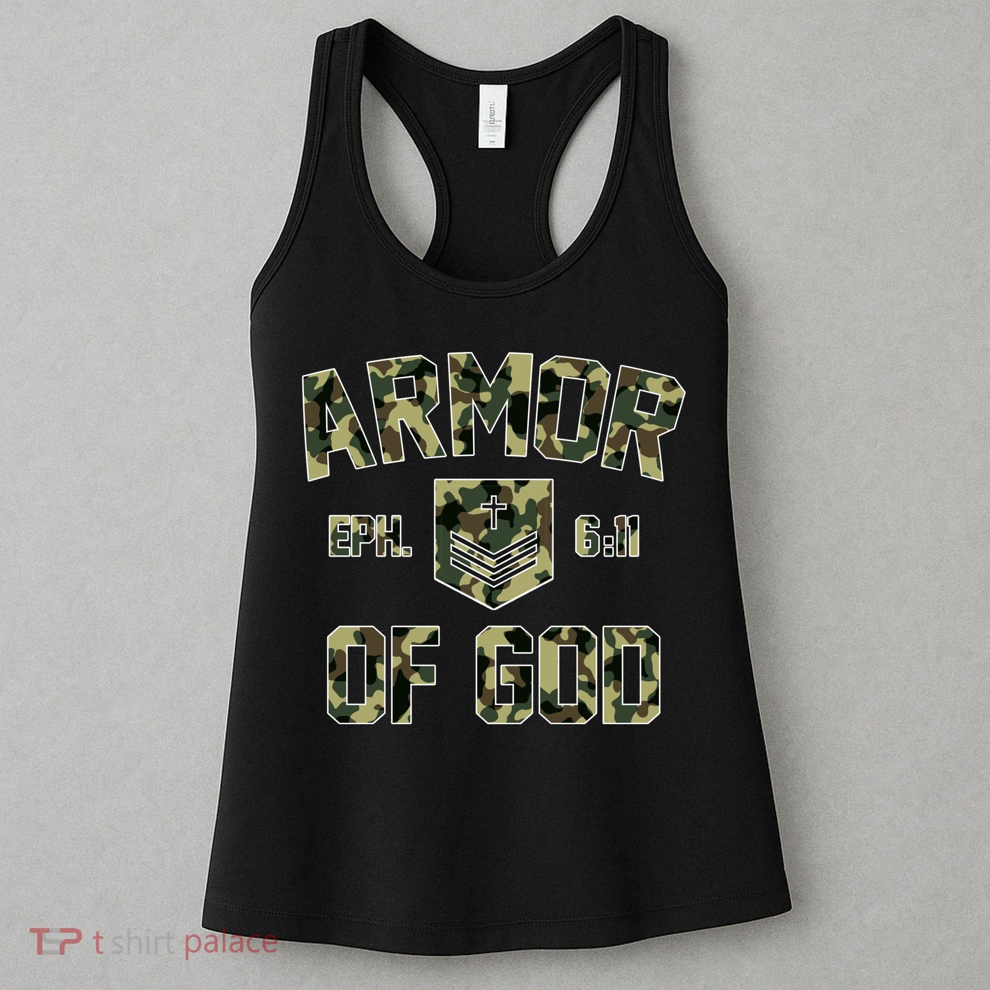 Armor Of God Military Camo Camouflage Women's Tank Top