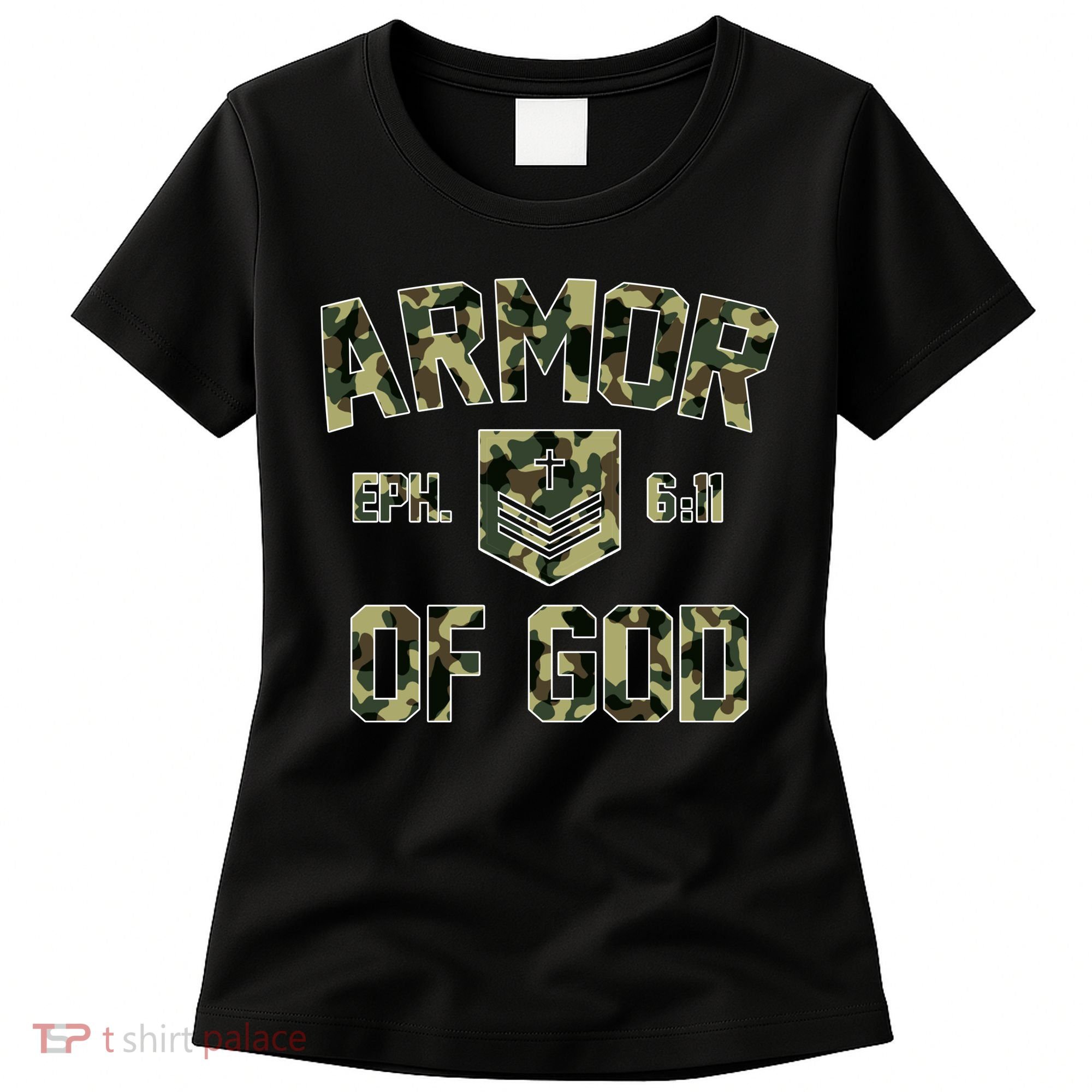 Armor Of God Military Camo Camouflage Women's T-Shirt