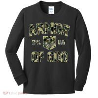 Armor Of God Military Camo Camouflage Kids Long Sleeve Shirt thumb 0