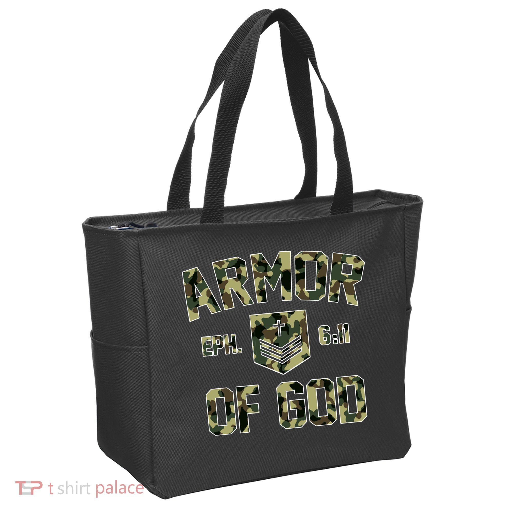 Armor Of God Military Camo Camouflage Tote Bag